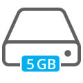 5 GB Storage